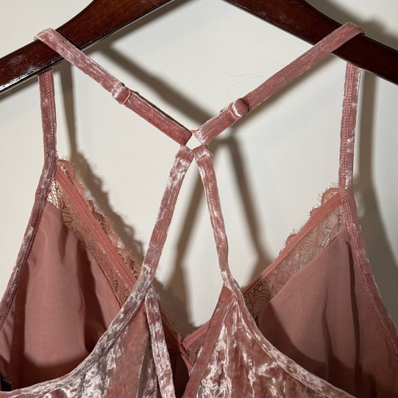 Aerie Pink Velvet Lacey Bralette - Picture 9 of 10